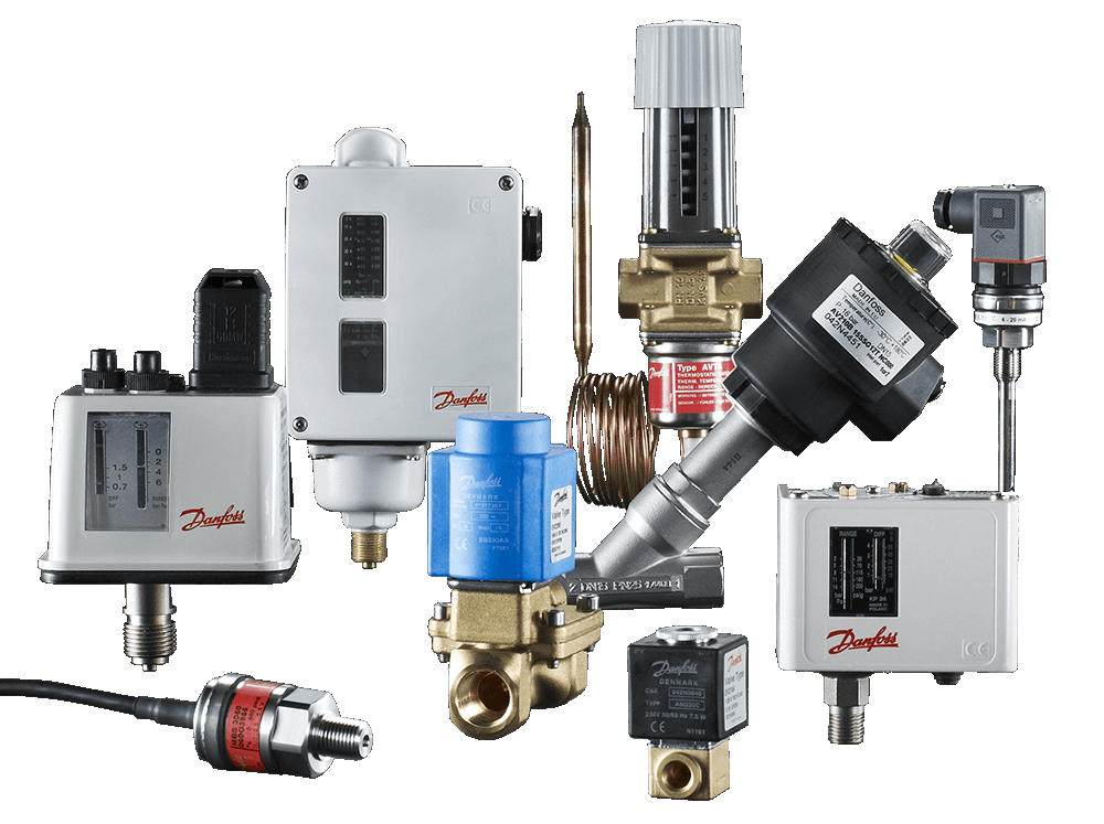 Danfoss Distributors M&M Controls, Solenoid Valve, Danfoss Transmitter